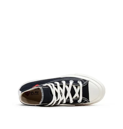Кеди дитячі Converse X Comme Des Garçons Single Heart Chuck 70 Black A08802C