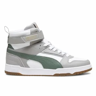 Кроссовки мужские Puma Rbd Game High Top Sneakers Grey/White 385839-17