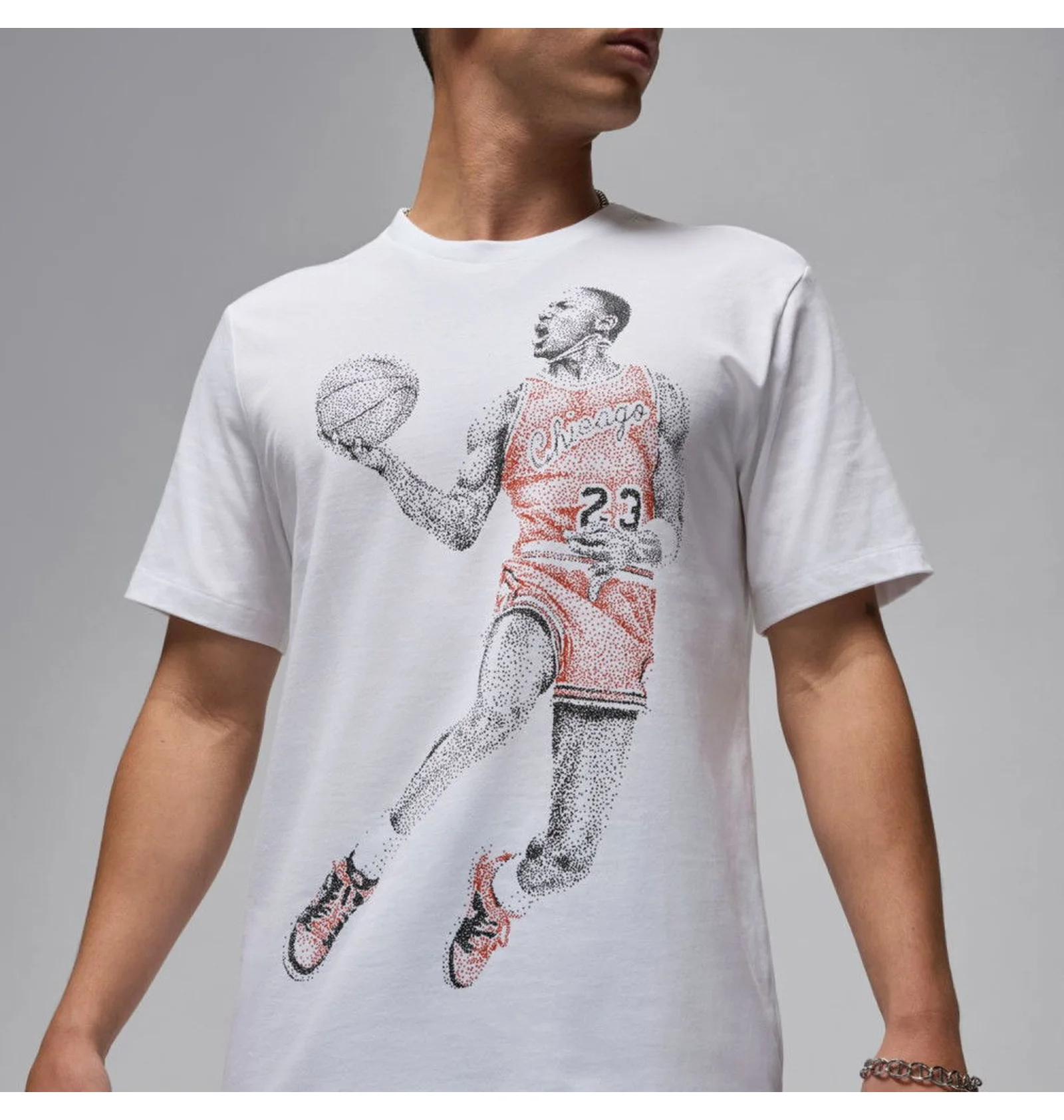 ᐉ Футболка мужская Air Jordan M J Brand Dot Mj Ss Crew White