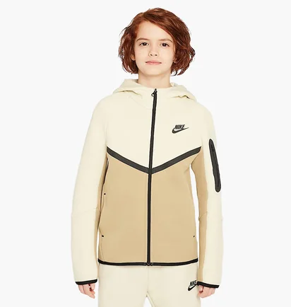 Толстовка детская Nike Sportswear Tech Fleece Beige HV5867-297