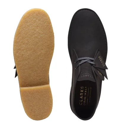 Ботинки мужские Clarks Originals Desert Boot Vegan 43 Black 26162582