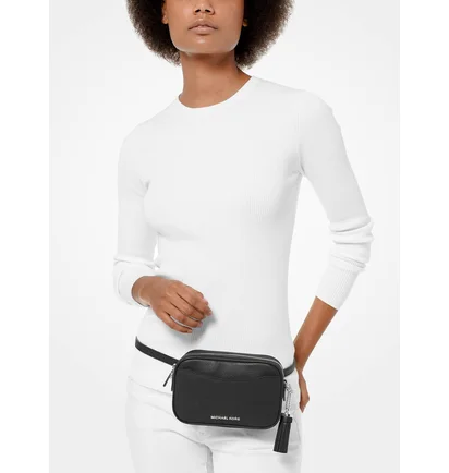 Сумка жіноча Michael Kors Pebbled Black 32T9SF5N1L-BLACK-64306