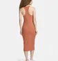 Платье женское Nike Sportswear Chill Rib Slim Sleeveless Midi Dress Orange FN3679-825