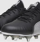 Бутсы унисекс Puma King Ultimate Mxsg Black/Grey 107866-01