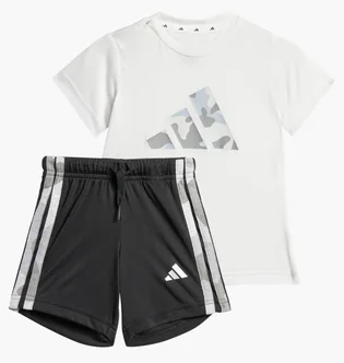 Спортивний костюм дитячий Adidas Train Essentials Camo Print White/Black JM3797