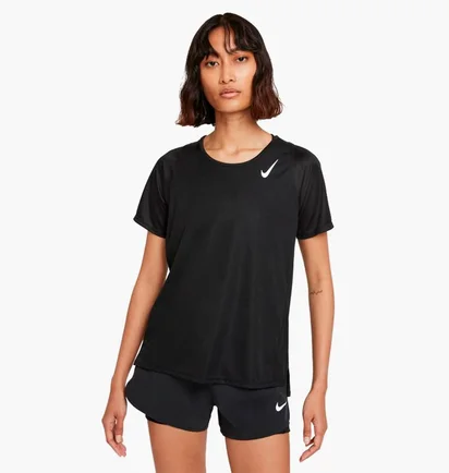 Футболка женская Nike Dri-Fit Race Czarna Black DD5927-010