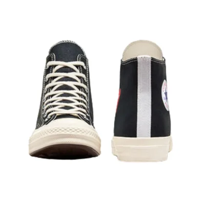Кеди унісекс Converse X Comme Des Garçons Play X Chuck 70 High Black A08801C