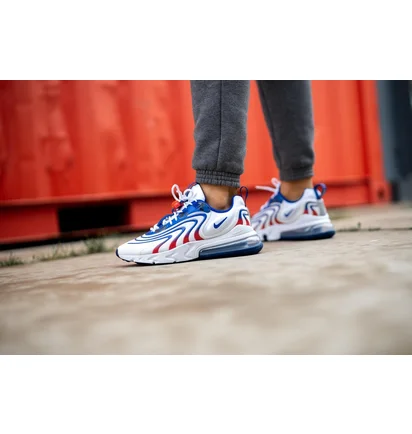 Кросівки чоловічі Nike Air Max 270 React Eng White/Blue Da1512-100