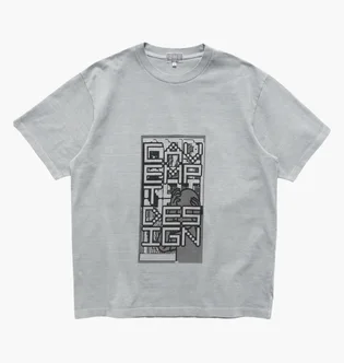 Футболка мужская Cav Empt Short Sleeve Mock Neck Grey CES27T08