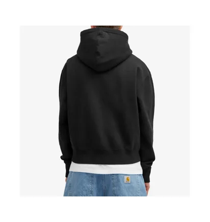 Толстовка мужская Patta Classic Zip-Up Hooded Sweater Black 331-0203-001