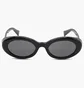 Солнцезащитные очки женские Miu Miu Black/Grey B09S-16K08Z-52