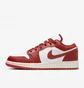 Кроссовки детские Air Jordan 1 Low Se Older White/Red FJ3465-160