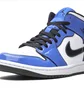 Кроссовки мужские Air Jordan 1 Mid Se White/Blue DD6834-402