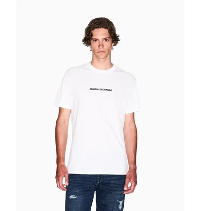 Футболка чоловіча Armani T-Shirt - Big Logo White XM000787-AF12308-U0009