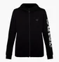 Толстовка женская Arena Brushed Hooded F/Z Jacket Black 007685-500
