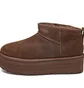 Уггі жіночі UGG Classic Ultra Mini Platform Boot Brown 1135092-BCDR