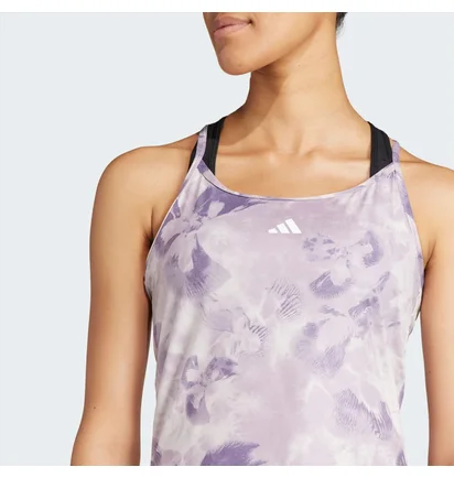 Майка женская Adidas Top Train Essentials Aop Flower Tie-Dye Tank Pink IN6768