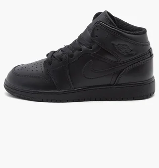 Кроссовки детские Air Jordan 1 Mid Bg Black 554725-093