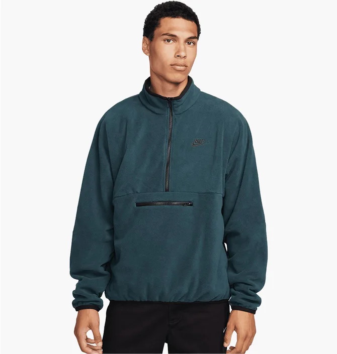 Кофта чоловіча Nike Club Fleece+ 1/2-Zip Fleece Top Blue DX0525-328