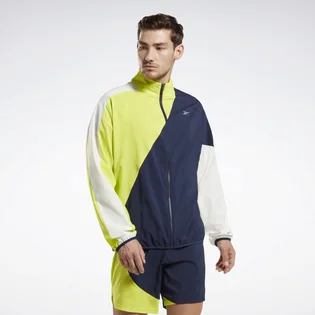Ветровка мужская Reebok Running Woven Wind Jacket Blue/Yellow HT3709