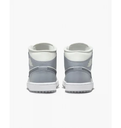 Кроссовки женские Nike Air Jordan 1 Mid Stealth Grey Bq6472-115