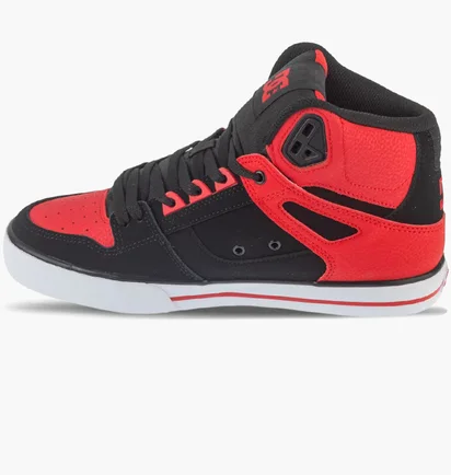 Кросівки чоловічі DC Pure High-Top Wc Black/Red ADYS400043-FWB