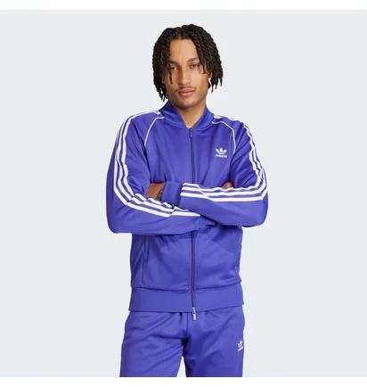 Олімпійка чоловіча Adidas Adicolor Classics Sst Track Top Violet IR9885