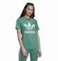 Футболка женская Adidas Trefoil Tee Green FM3300