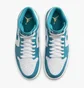 Кросівки чоловічі Air Jordan Air 1 Mid Shoes White/Light Blue DQ8426-400