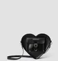 Рюкзак жіночий Dr. Martens Heart Shaped Hardware Kiev Leather Crossbody Backpack Black AC807033