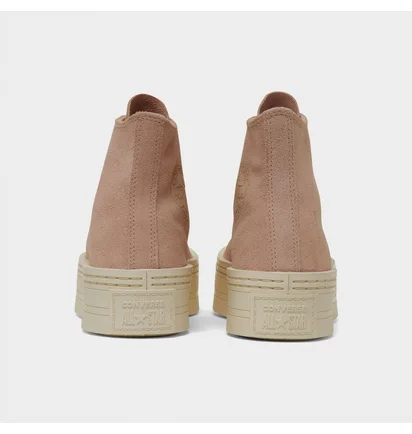 Кеди жіночі Converse All Star Modern Lift Mono Suede Platform Casual Shoes Beige A04663C