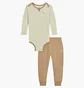 Спортивный костюм детский Air Jordan Rib Nep Bodysuit Set Beige/Brown 65D683-X0L