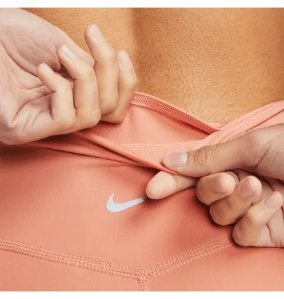 Легінси жіночі Nike One Swoosh Run Peach DM7767-824