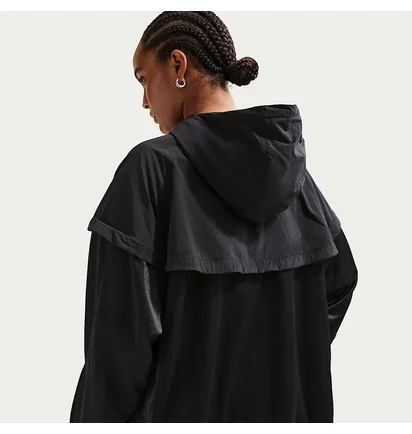 Вітровка жіноча Nike W Nsw Os Hooded Wr Jkt Mod Black IF0270-010