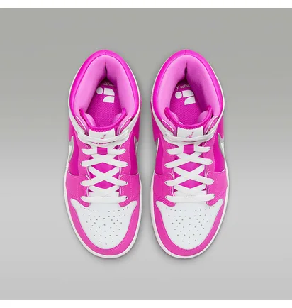 Кроссовки детские Air Jordan 1 Mid Rm Easyon Gs Pink FQ1281-601