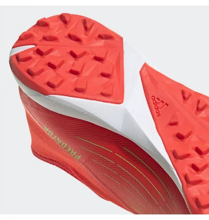Сороконіжки унісекс Adidas Predator Edge.3 Laceless Turf Soccer Shoes Red Gv8533