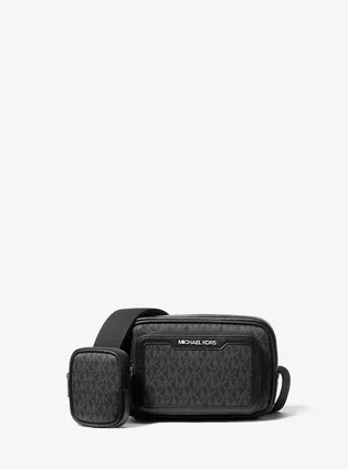 Сумка чоловіча Michael Kors Cooper Signature Logo Camera Crossbody Bag With Pouch Black 37T5LCOM1B-BLACK-120436