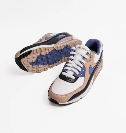 Кроссовки мужские Nike Air Max 90 Gore-Tex Summit White Lapis Hemp White/Brown FD5810-100