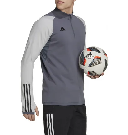 Кофта мужская Adidas Long-Sleeve T-Shirt Tiro23 C Tr Top Grey HU1316