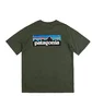 Футболка мужская Patagonia P-6 Logo Responsibili-Tee Green 38504-TPGN