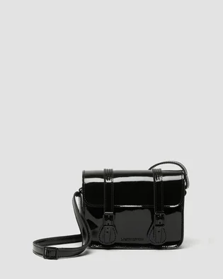 Сумка унісекс Dr. Martens 7 Inch Patent Leather Crossbody Bag Black AC917005