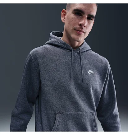 Худи мужское Nike Club Grey FN3859-071