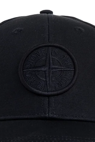 Кепка мужская Stone Island Cotton Reps Black L1S159100013-S0248-V0020