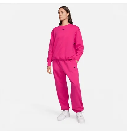 Штаны женские Nike Sportswear Phnx Fleece Highrise Oversized Pant Pink DQ5887-615