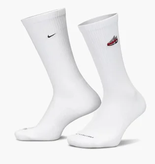 Носки унисекс Nike Everyday Plus Cush CrewWhite (1 пара) FQ0327-100