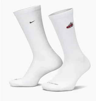 Носки унисекс Nike Everyday Plus Cush CrewWhite (1 пара) FQ0327-100