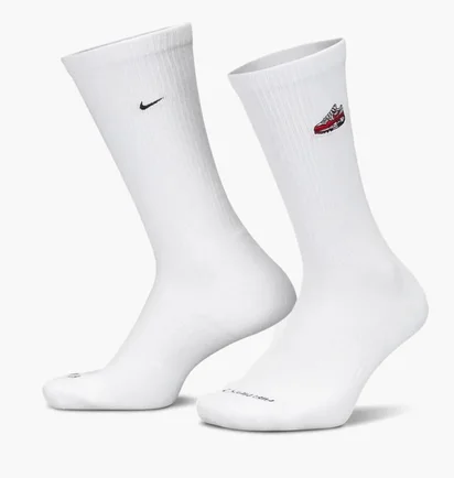 Носки унисекс Nike Everyday Plus Cush CrewWhite (1 пара) FQ0327-100