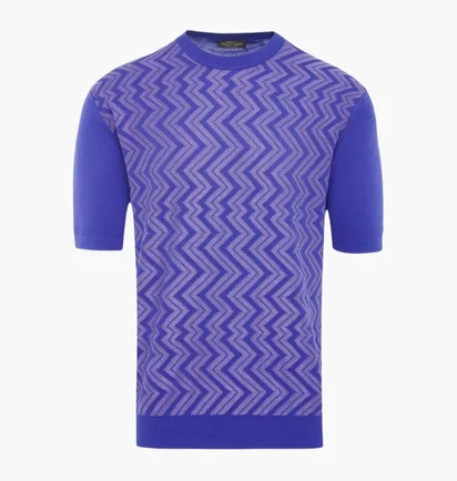 Футболка мужская Cesare di Napoli Collection Blue M-134822
