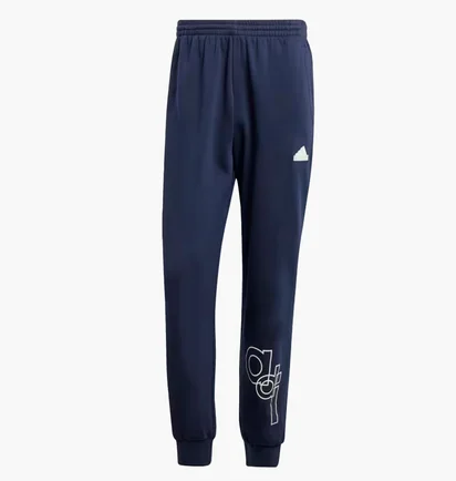 Штаны мужские Adidas Fleece Grafity Print Blue IS2012