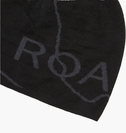 Шапка чоловіча ROA Logo Black RBUW288YA12-BLK0001
